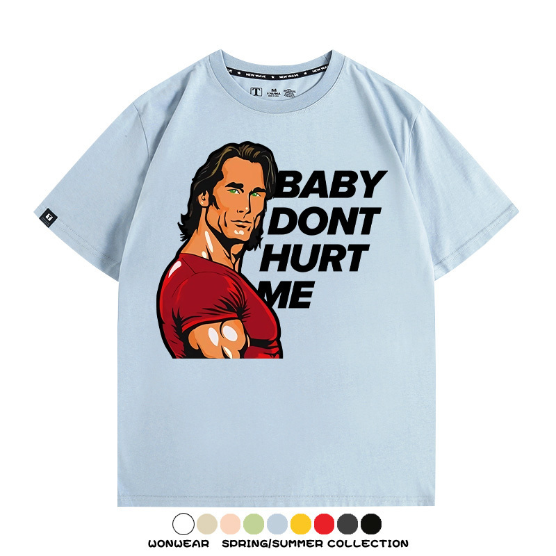 大力王Mike ohearn周邊 親子情侶裝寬鬆短袖T