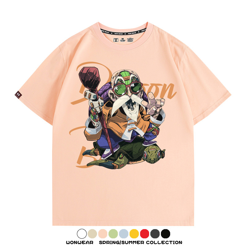 機械聯名七龍珠 親子情侶裝寬鬆短袖T