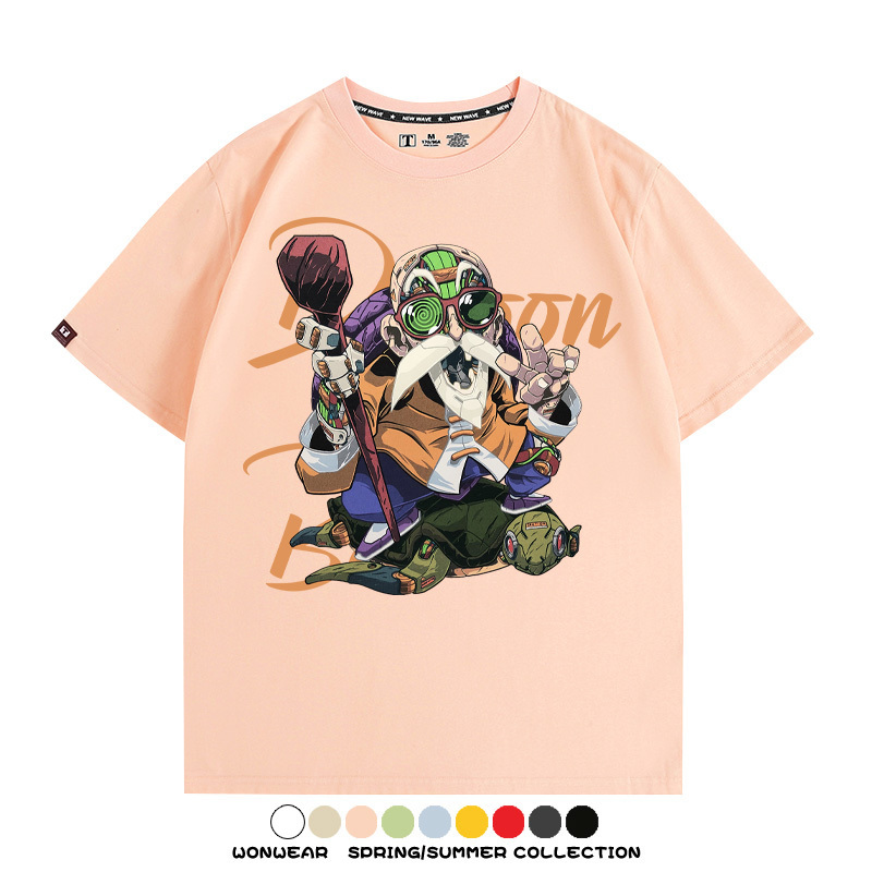 機械聯名七龍珠 親子情侶裝寬鬆短袖T
