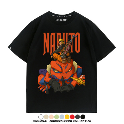 火影忍者蛤蟆吉旋渦鳴人動漫周邊短袖T恤