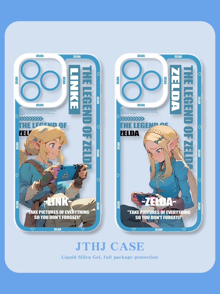 蘋果 系列薩爾達傳說天使眼透明防摔軟殼