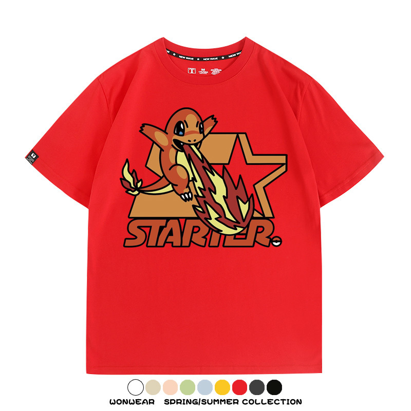 精靈寶可夢Q版動漫周邊短袖T恤