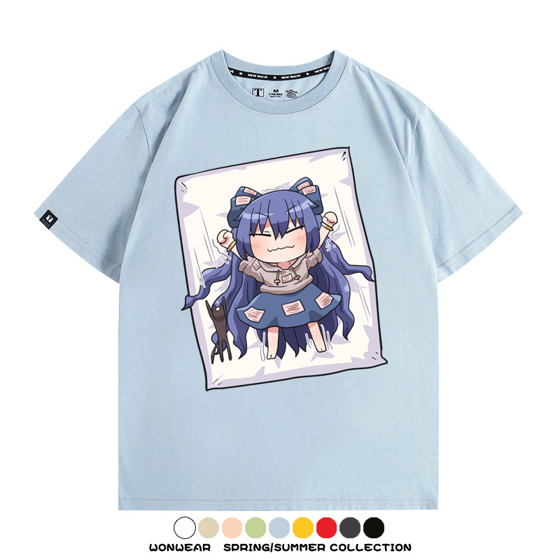 東方project憑依華 親子情侶裝寬鬆短袖T