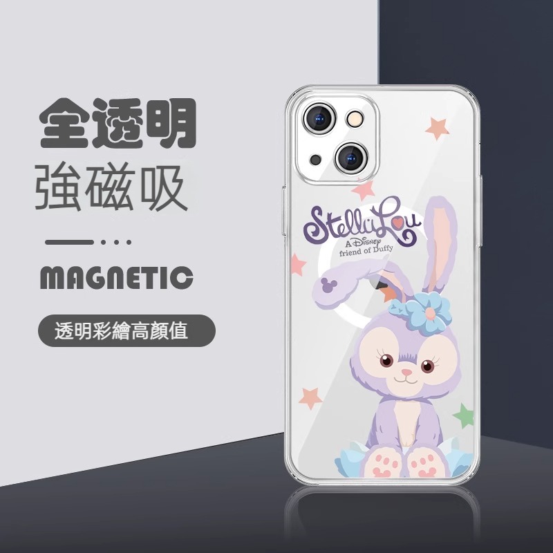 蘋果 系列迪士尼透明磁吸防摔軟殼
