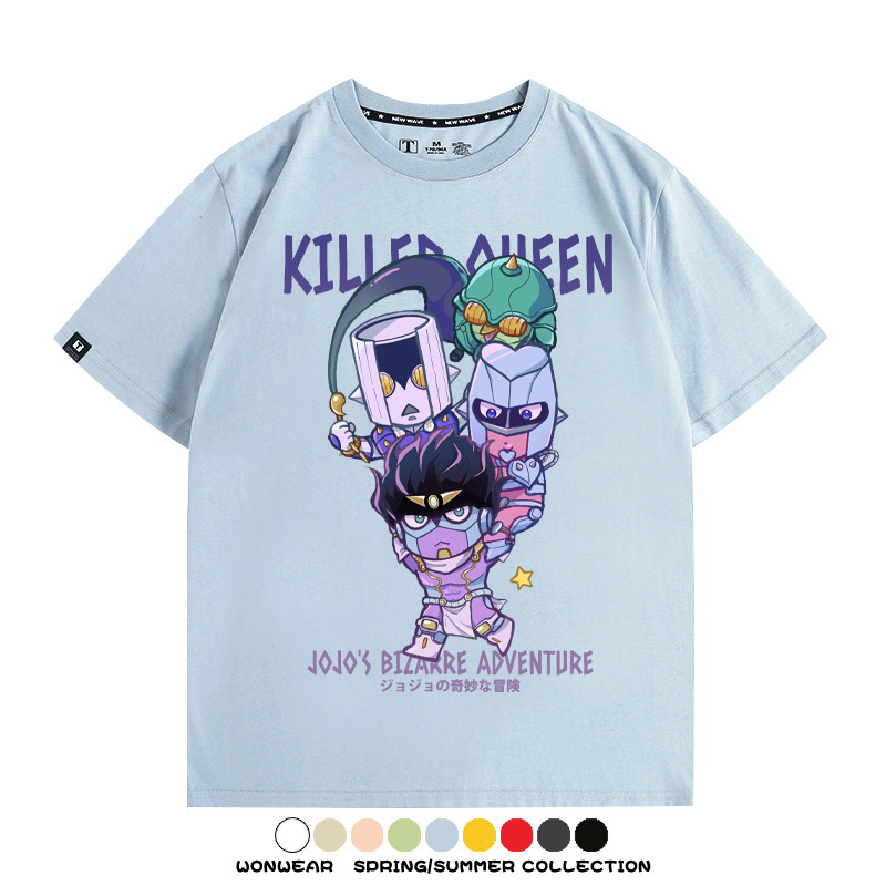 JOJO的奇妙冒險 親子情侶裝寬鬆短袖T