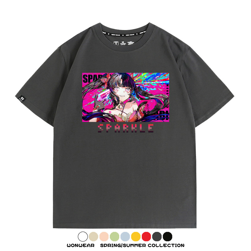 崩壞:星穹鐵道花火遊戲周邊短袖T恤