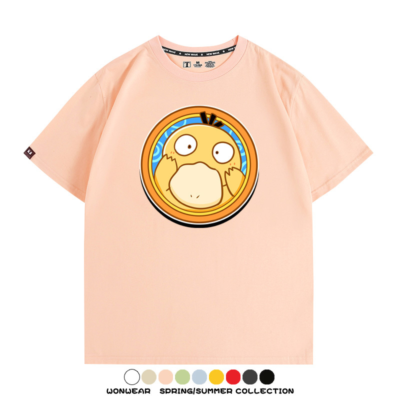 寶可夢卡通可愛頭像合集 親子情侶寬鬆短袖T