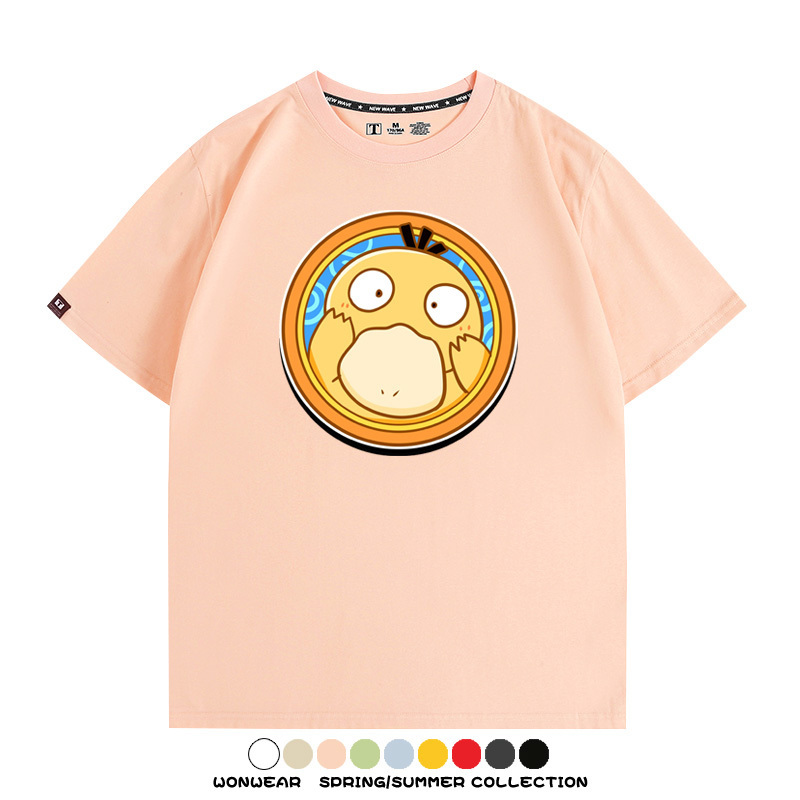 寶可夢卡通可愛頭像合集 親子情侶寬鬆短袖T