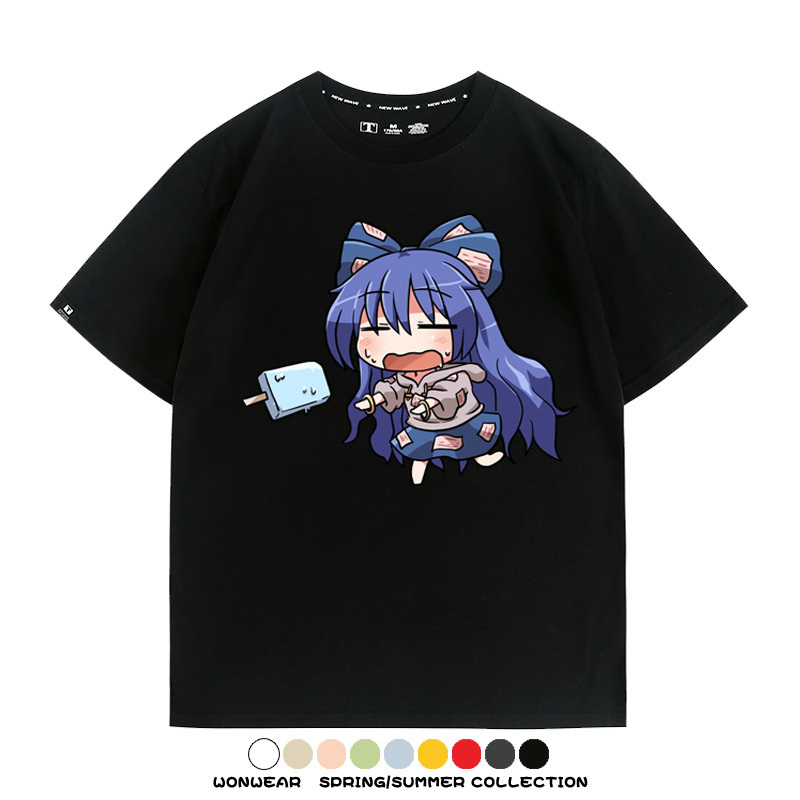 東方project憑依華 親子情侶裝寬鬆短袖T