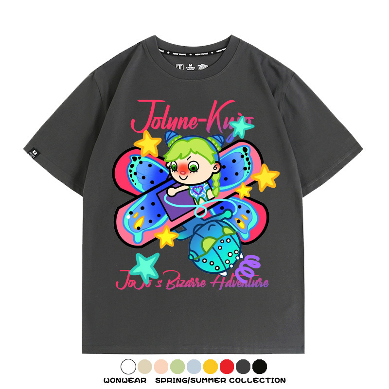 JOJO的奇妙冒險空條徐倫動漫周邊短袖T恤