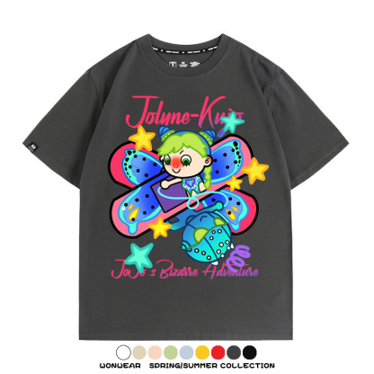 JOJO的奇妙冒險空條徐倫動漫周邊短袖T恤