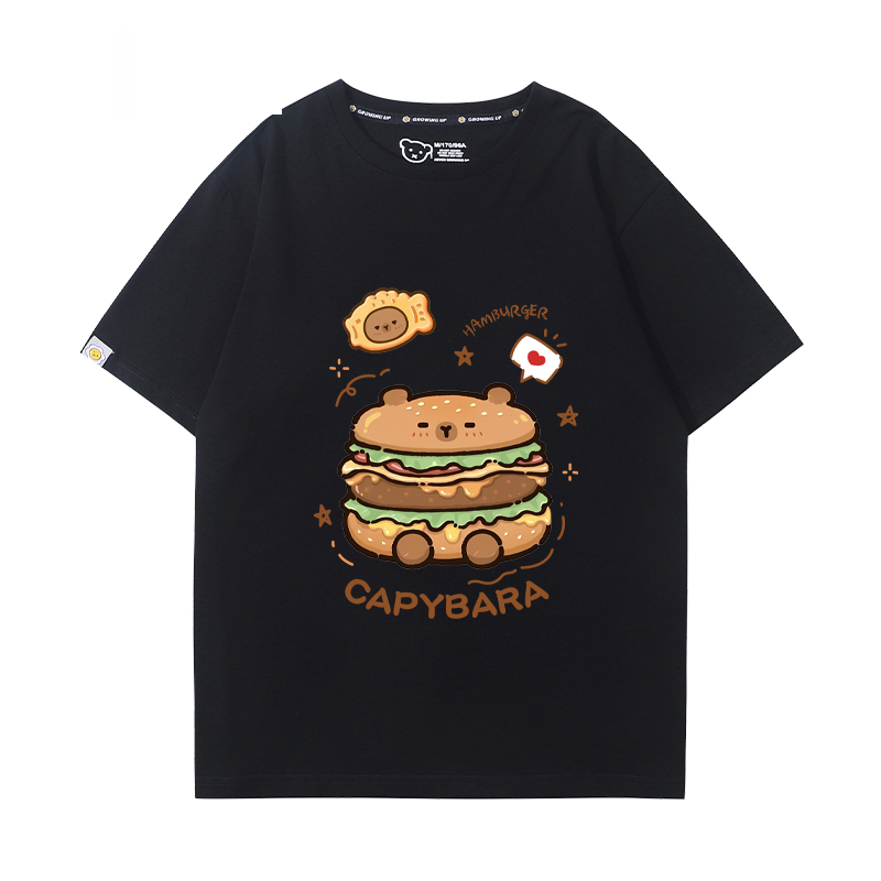 卡皮巴拉 2024親子情侶男女同款 T恤