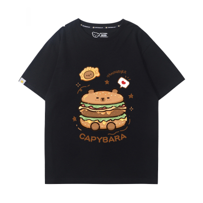 卡皮巴拉 2024親子情侶男女同款 T恤