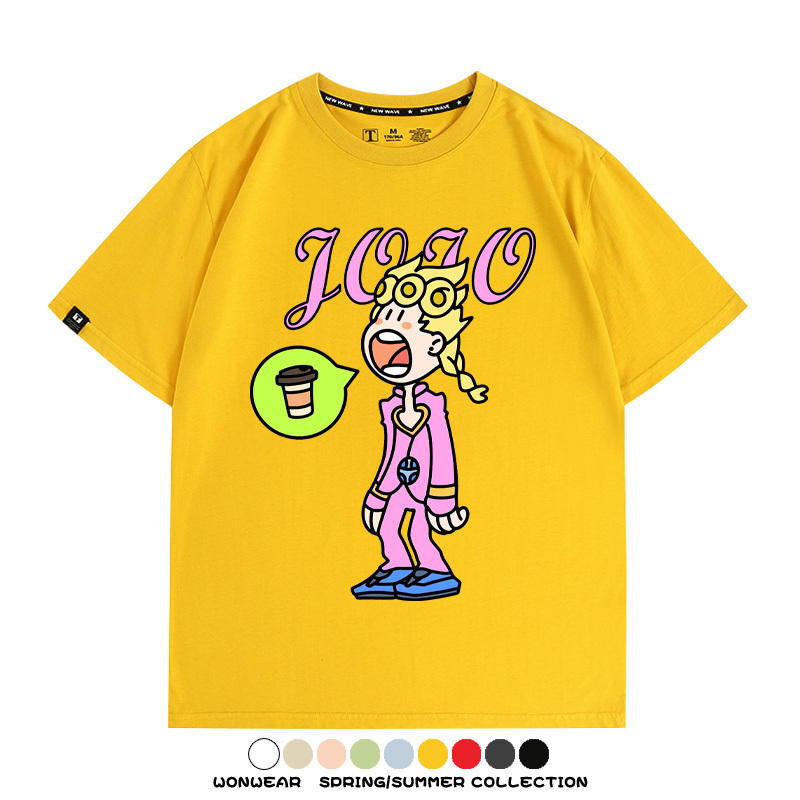 惡搞JOJO的奇妙冒險 親子情侶裝寬鬆短袖T