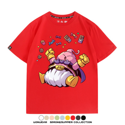 七龍珠魔人布歐 親子情侶裝寬鬆短袖T