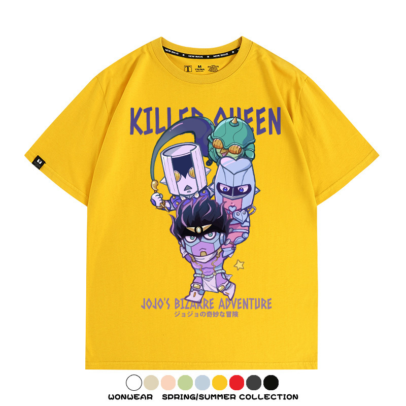 JOJO的奇妙冒險 親子情侶裝寬鬆短袖T