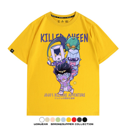 JOJO的奇妙冒險 親子情侶裝寬鬆短袖T