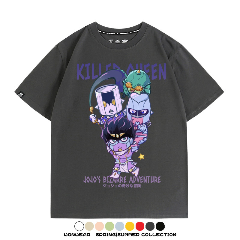 JOJO的奇妙冒險 親子情侶裝寬鬆短袖T