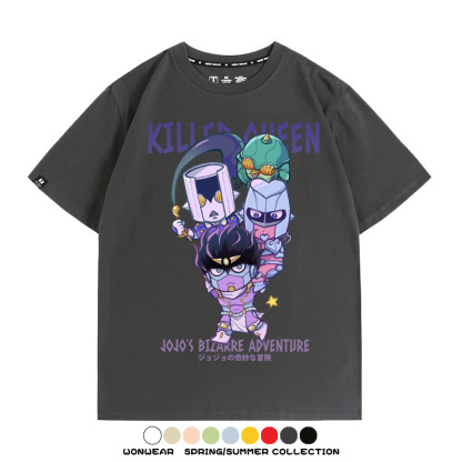 JOJO的奇妙冒險 親子情侶裝寬鬆短袖T