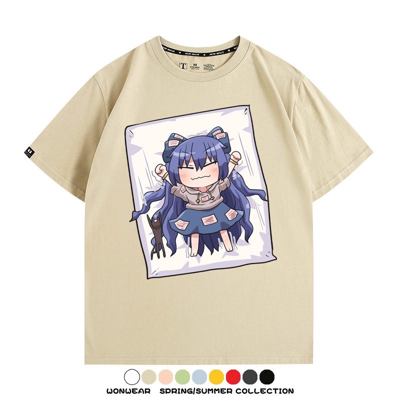 東方project憑依華 親子情侶裝寬鬆短袖T