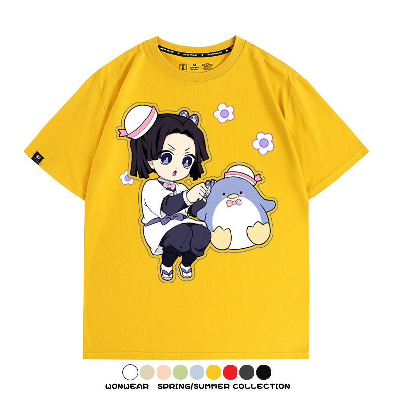 鬼滅之刃聯名三麗鷗 親子情侶裝寬鬆短袖T