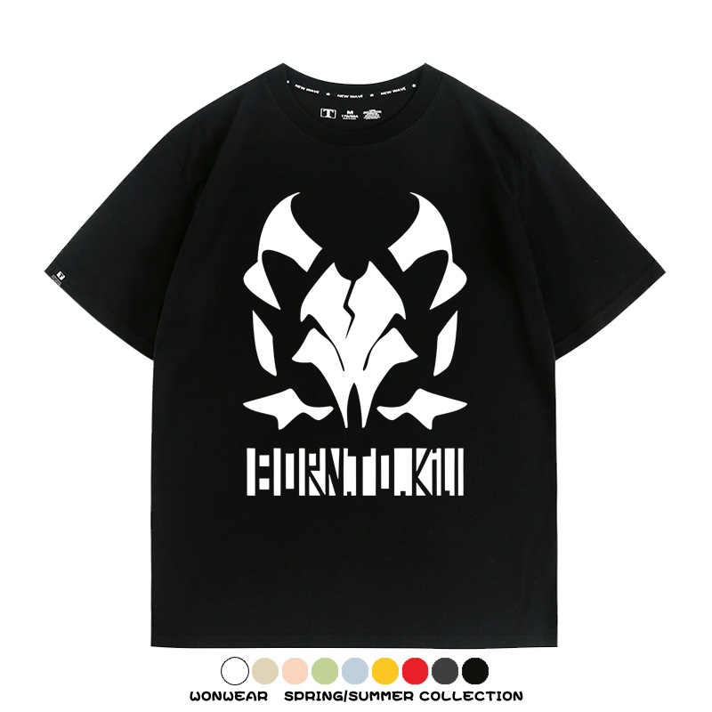 蔚藍檔案鬼方佳代子遊戲周邊短袖T恤