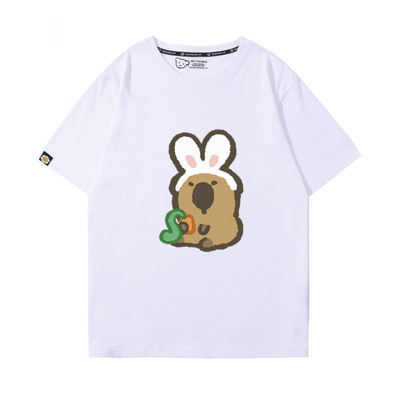 卡皮巴拉 2024親子情侶男女同款 T恤