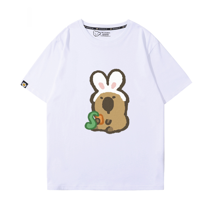 卡皮巴拉 2024親子情侶男女同款 T恤