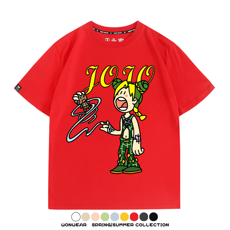 惡搞JOJO的奇妙冒險 親子情侶裝寬鬆短袖T