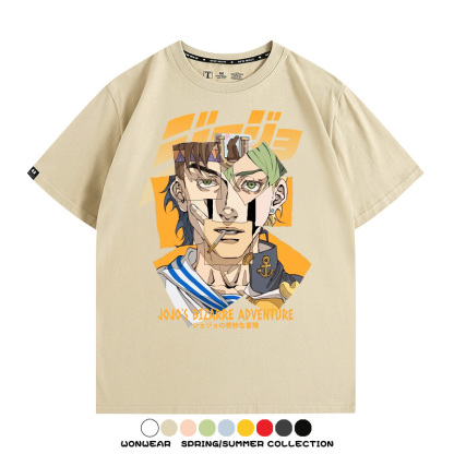 JOJO的奇妙冒險聯名 親子情侶裝寬鬆短袖T