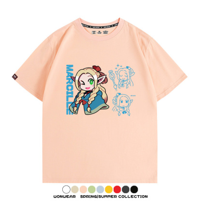 迷宮飯精靈瑪露希爾 親子情侶裝寬鬆短袖T