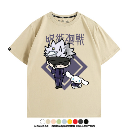 咒術迴戰聯名三麗鷗 親子情侶裝寬鬆短袖T