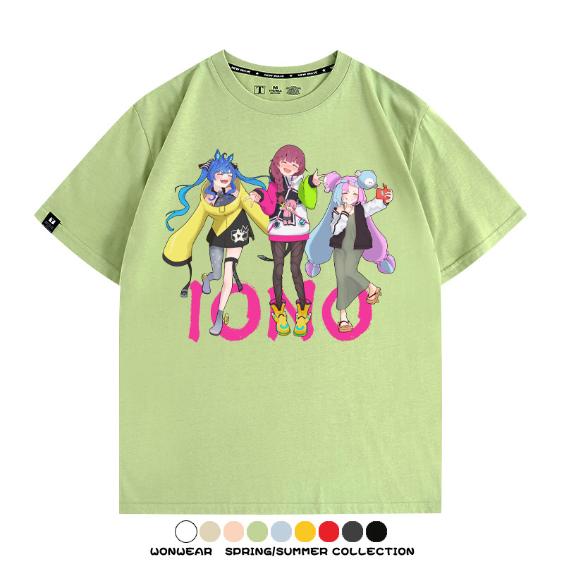 精靈寶可夢朱紫x孤獨搖滾 親子情侶寬鬆短袖T