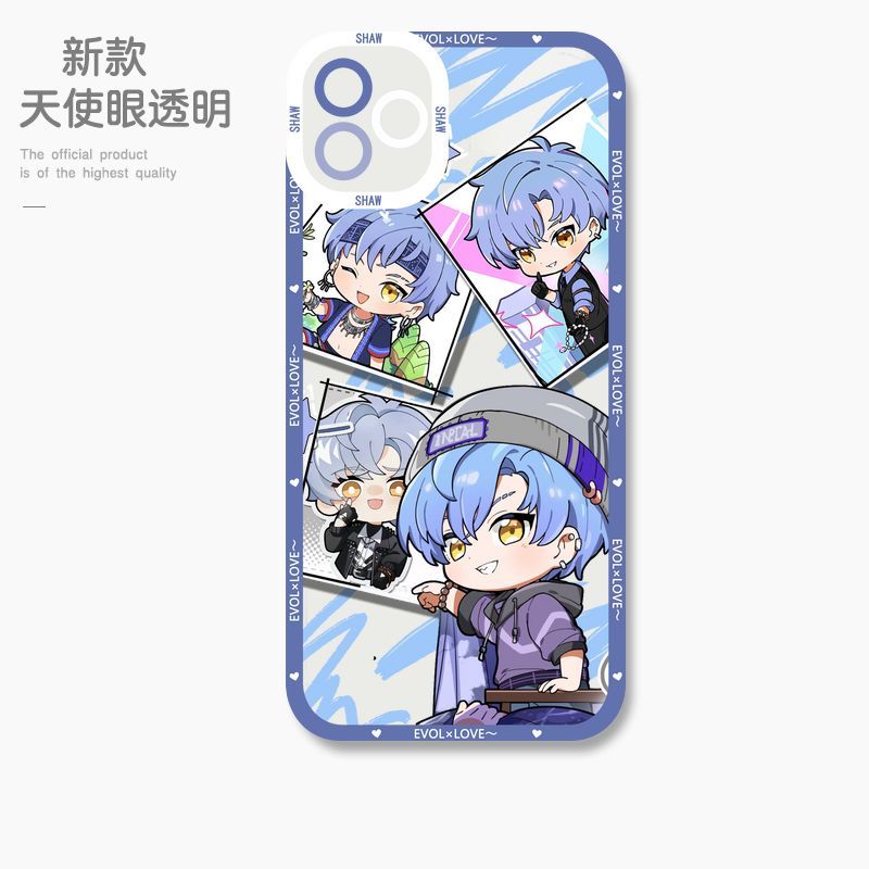 蘋果 系列鬼滅之刃天使眼透明防摔軟殼