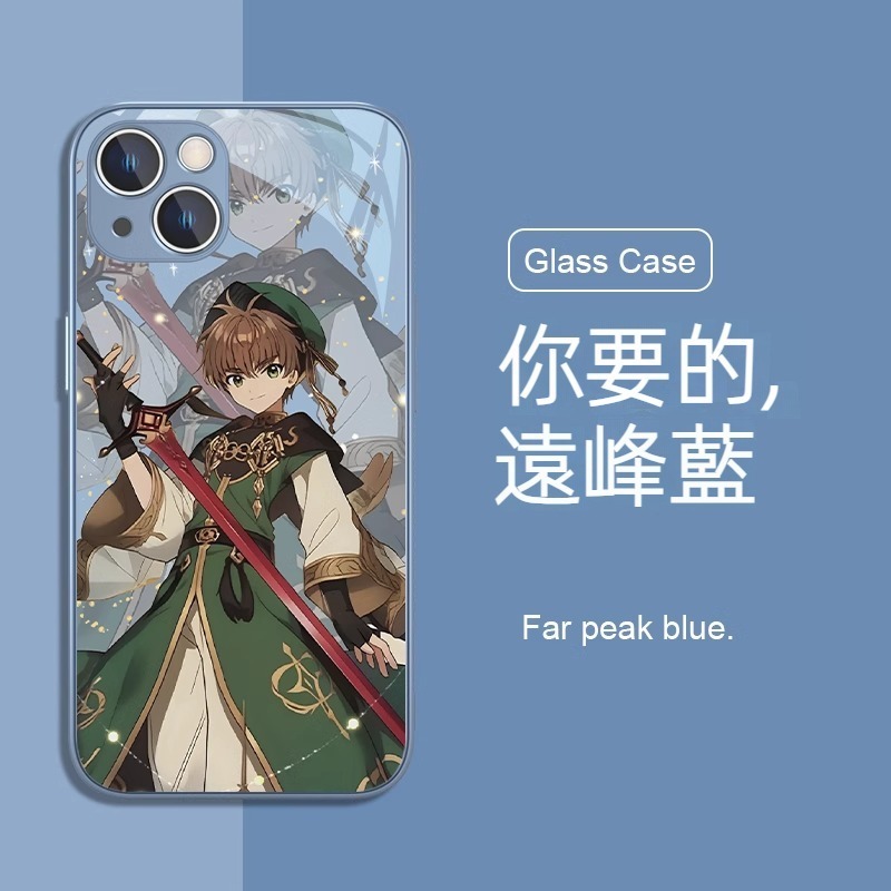 蘋果 系列魔卡小櫻 液態玻璃防摔殼