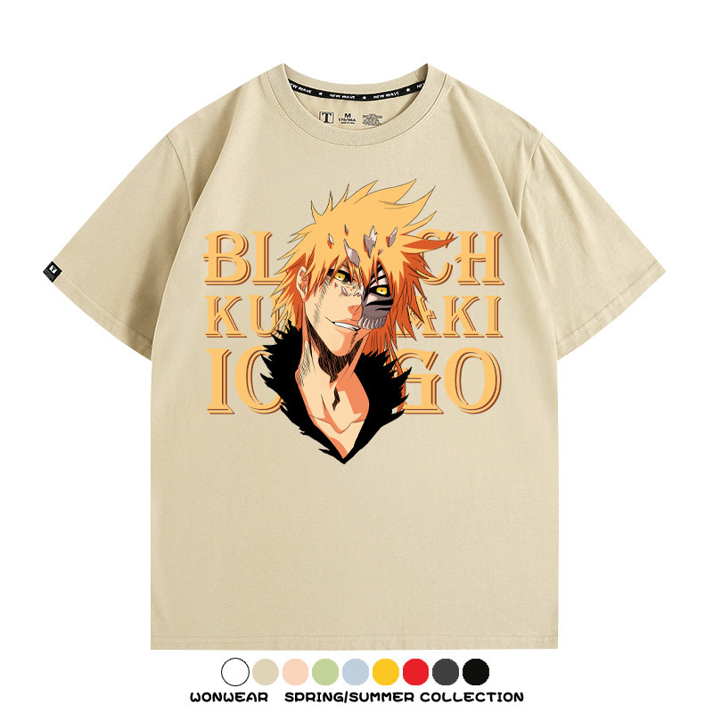 黑崎一護死神動漫周邊短袖T恤