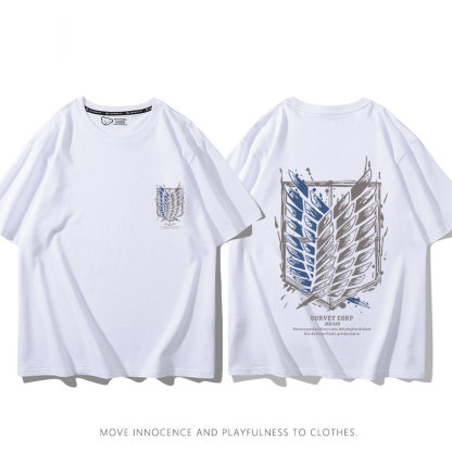 進擊的巨人 2024親子情侶男女同款 T恤