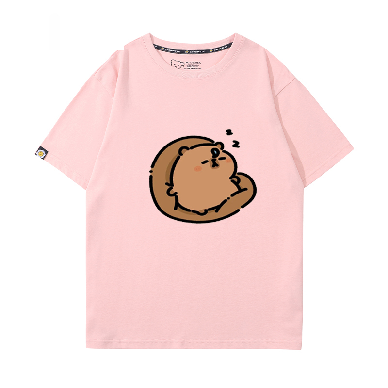 卡皮巴拉 2024親子情侶男女同款 T恤