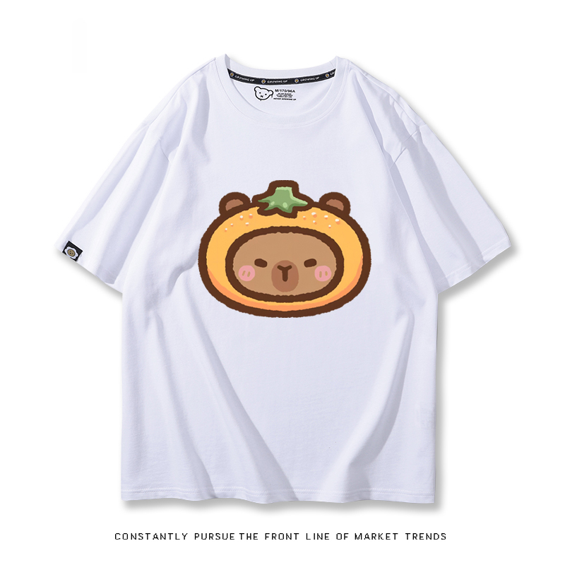 卡皮巴拉 2024親子情侶男女同款 T恤