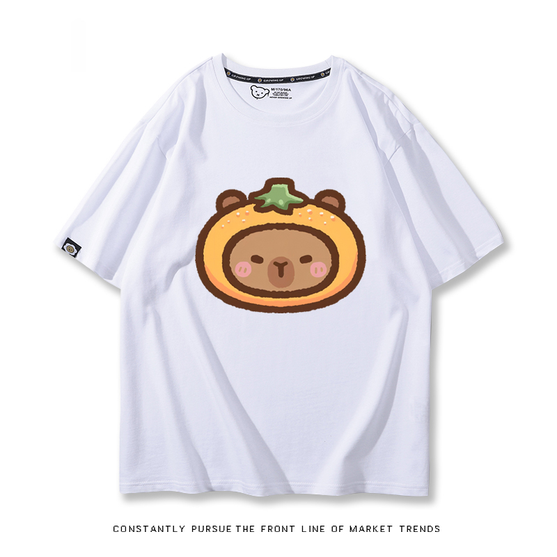 卡皮巴拉 2024親子情侶男女同款 T恤