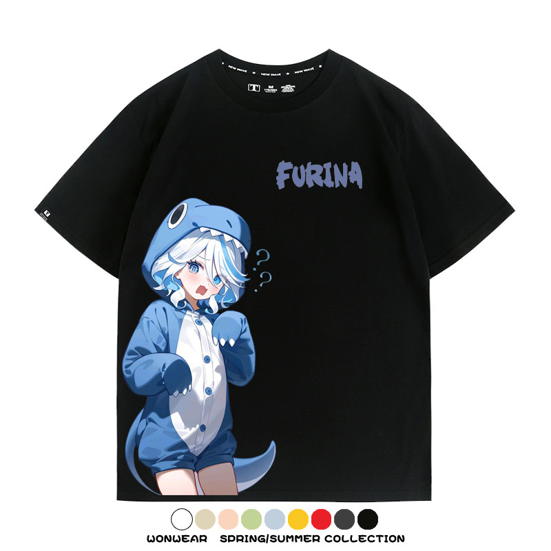 原神芙寧娜 親子情侶裝寬鬆短袖T