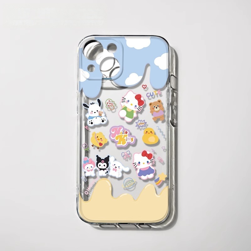 蘋果 系列凱蒂貓透明防摔軟殼