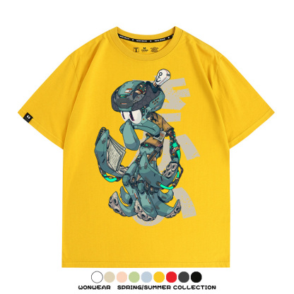 機械章魚哥聯名 親子情侶裝寬鬆短袖T