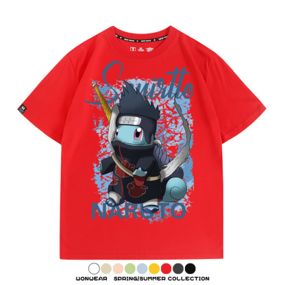 精靈寶可夢聯名火影忍者動漫周邊短袖T恤