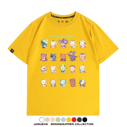 原神貓貓COS 親子情侶裝寬鬆短袖T
