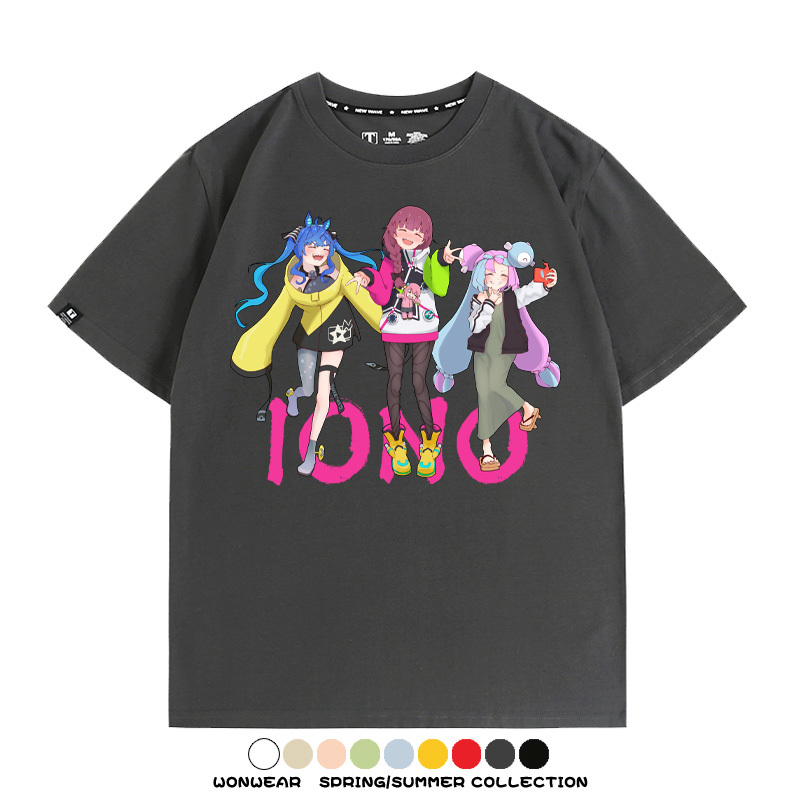 精靈寶可夢朱紫x孤獨搖滾 親子情侶寬鬆短袖T