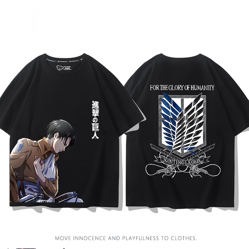 進擊的巨人 2024親子情侶男女同款 T恤