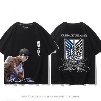 進擊的巨人 2024親子情侶男女同款 T恤