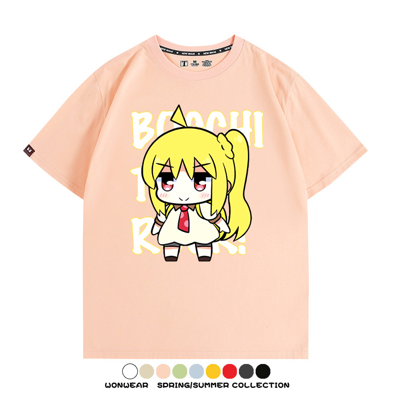 Q版孤獨搖滾 親子情侶裝寬鬆短袖T