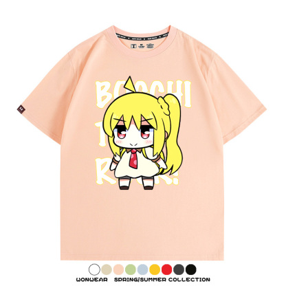 Q版孤獨搖滾 親子情侶裝寬鬆短袖T